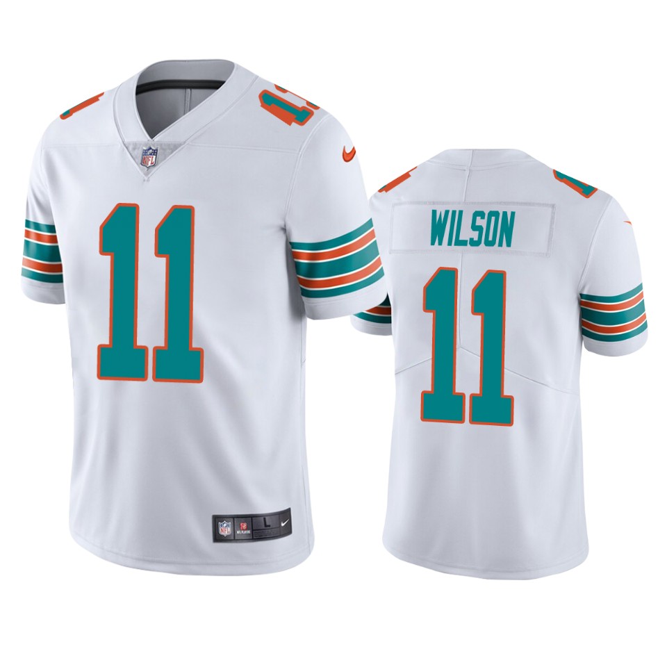 dolphins cedrick wilson white vapor jersey