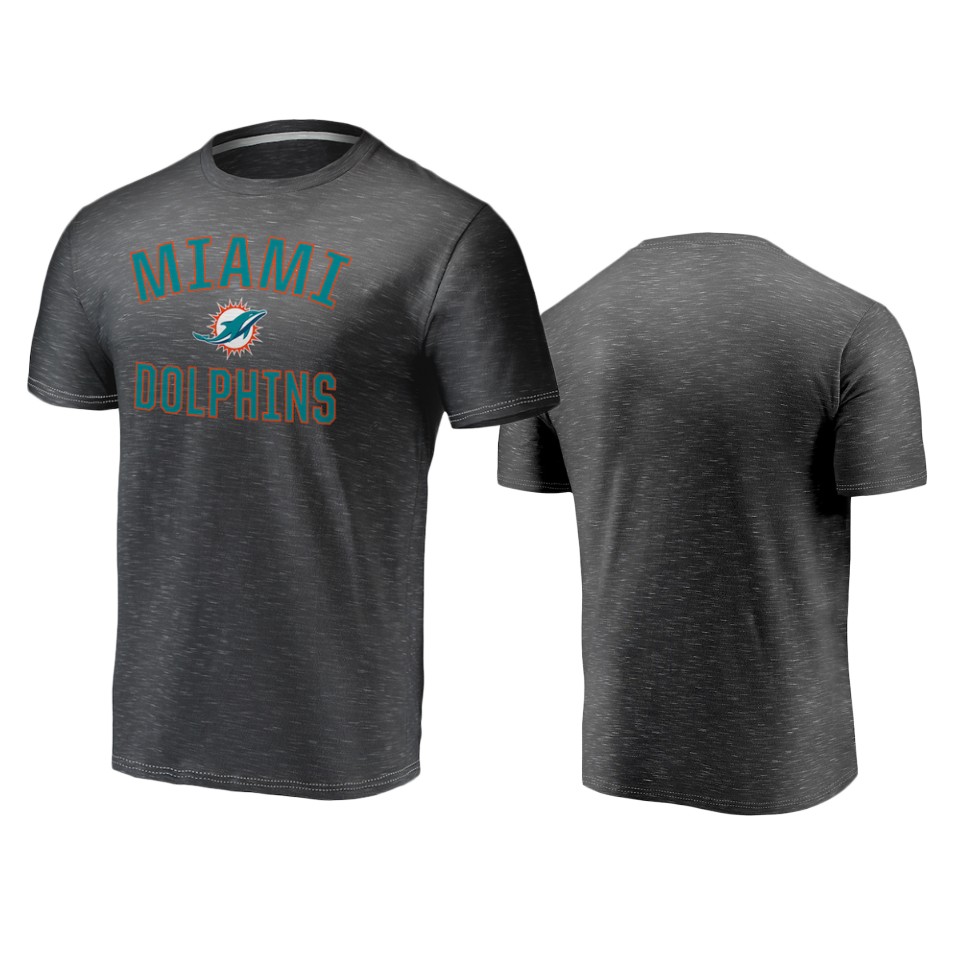 dolphins charcoal space dye victory arch t shirt