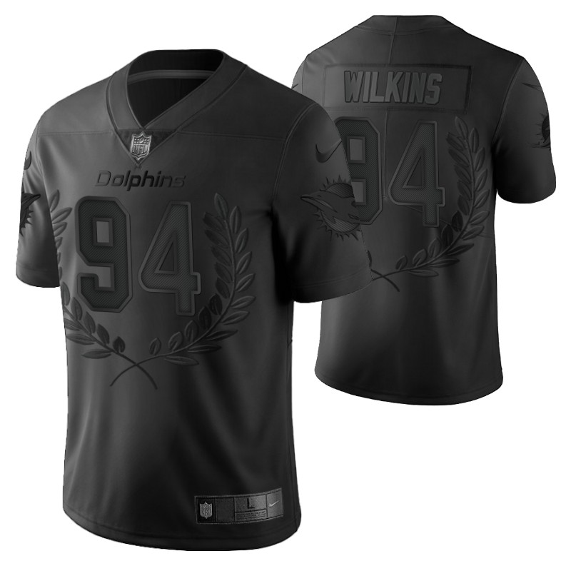 dolphins christian wilkins limited edition collection jersey black men