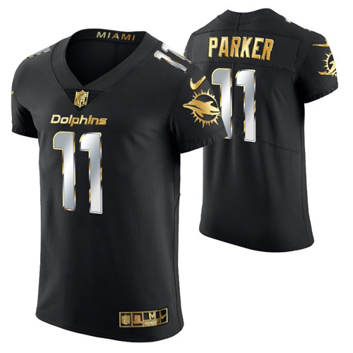 dolphins-devante-parker-golden-edition-jersey-black-men's