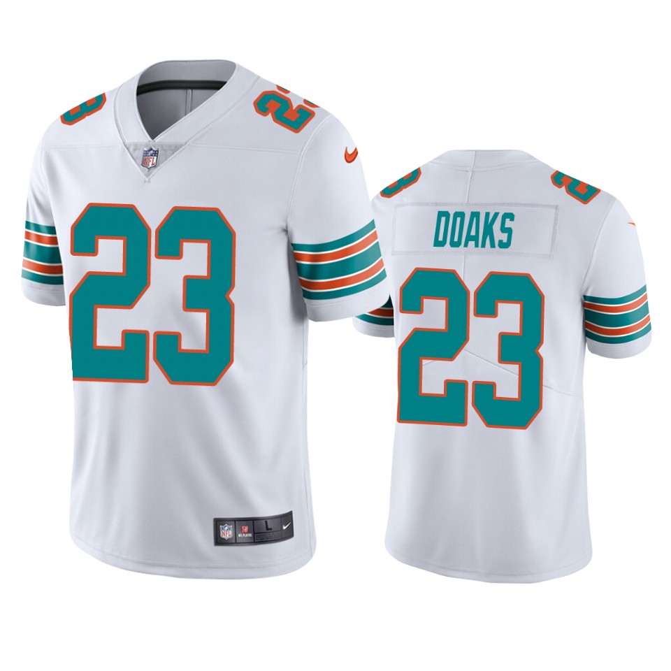 dolphins gerrid doaks white vapor jersey