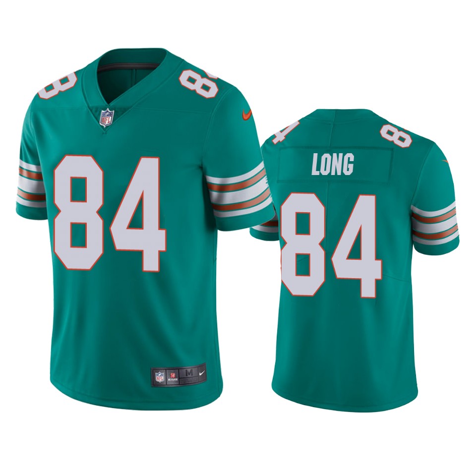 dolphins hunter long aqua vapor jersey