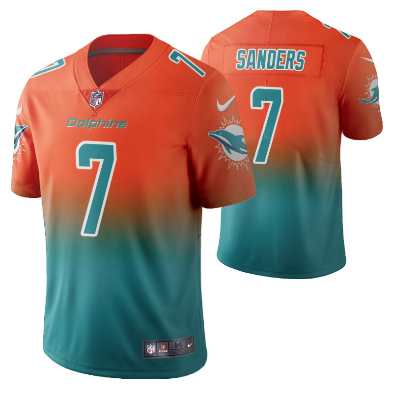 dolphins-jason-sanders-jersey-color-crash-gradient-men's