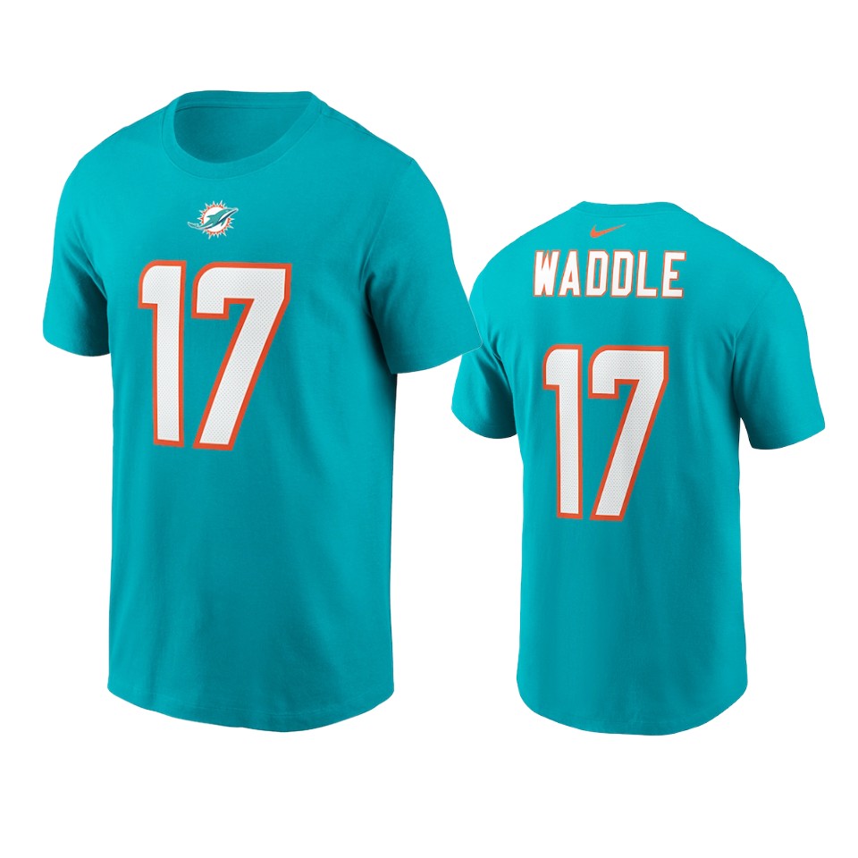 dolphins jaylen waddle aqua 2021 nfl draft t shirt