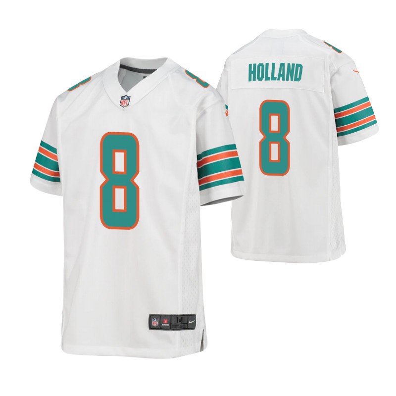 dolphins-jevon-holland-alternate-game-youth-jersey-white