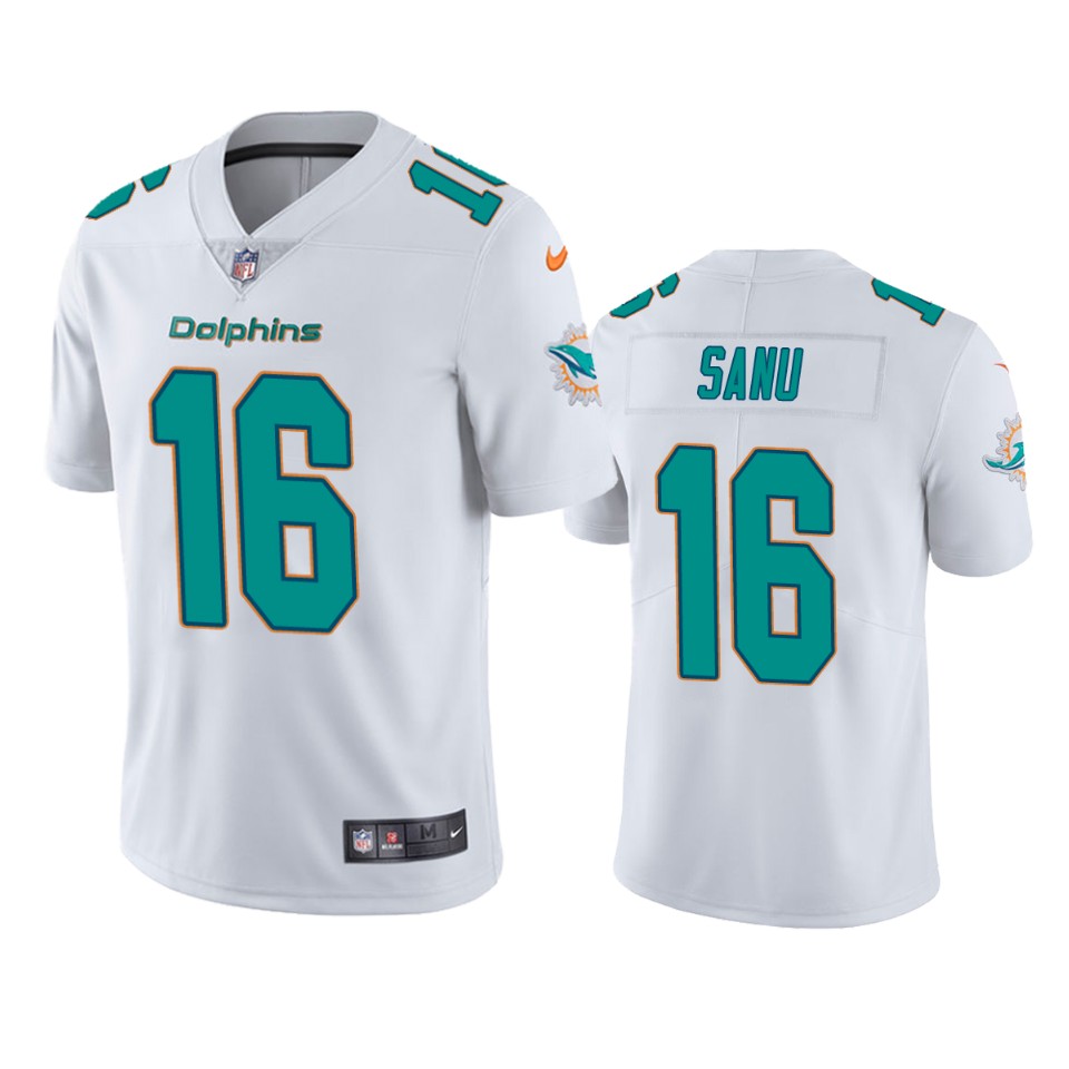 dolphins mohamed sanu white vapor jersey