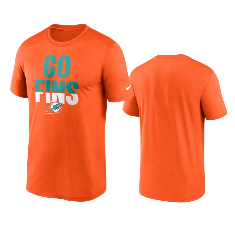 dolphins orange legend local phrase performance t shirt