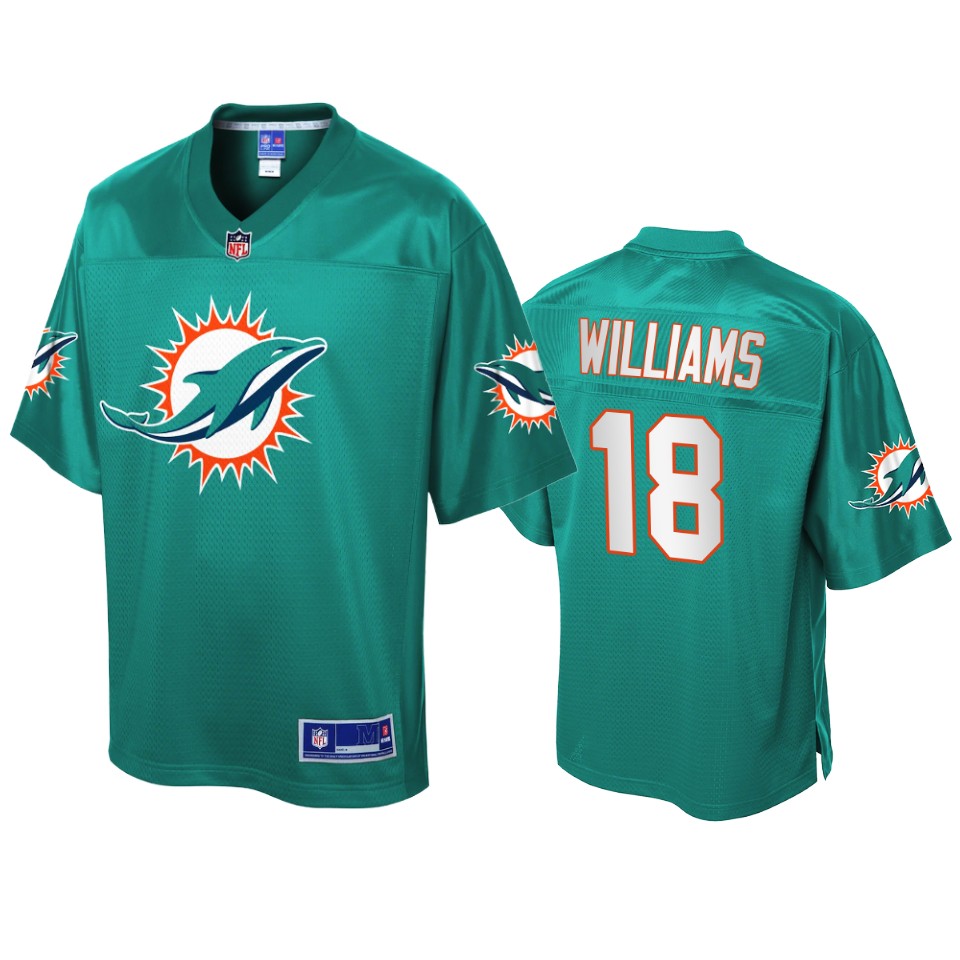 dolphins preston williams pro line aqua icon jersey
