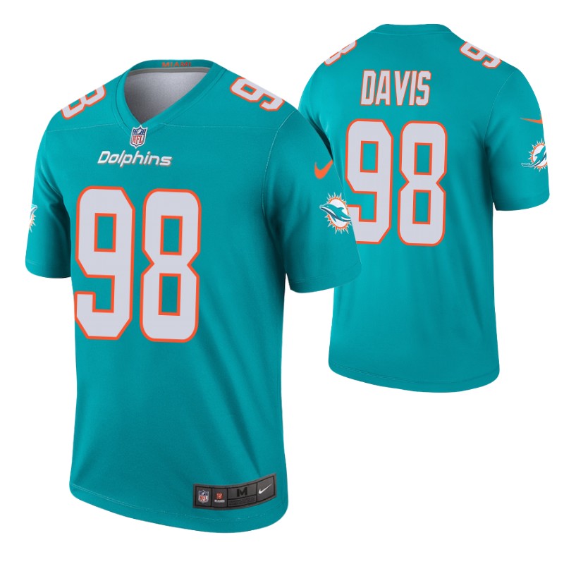 dolphins-raekwon-davis-jersey-aqua-legend-men's