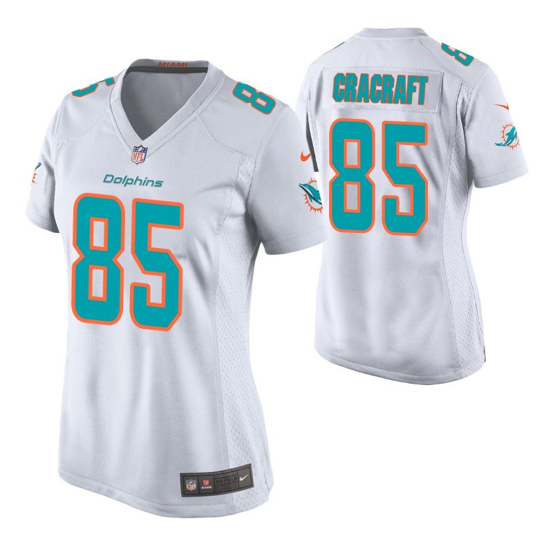 dolphins-river-cracraft-game-women's-jersey-white