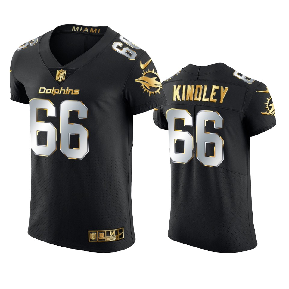 dolphins solomon kindley black golden edition elite jersey