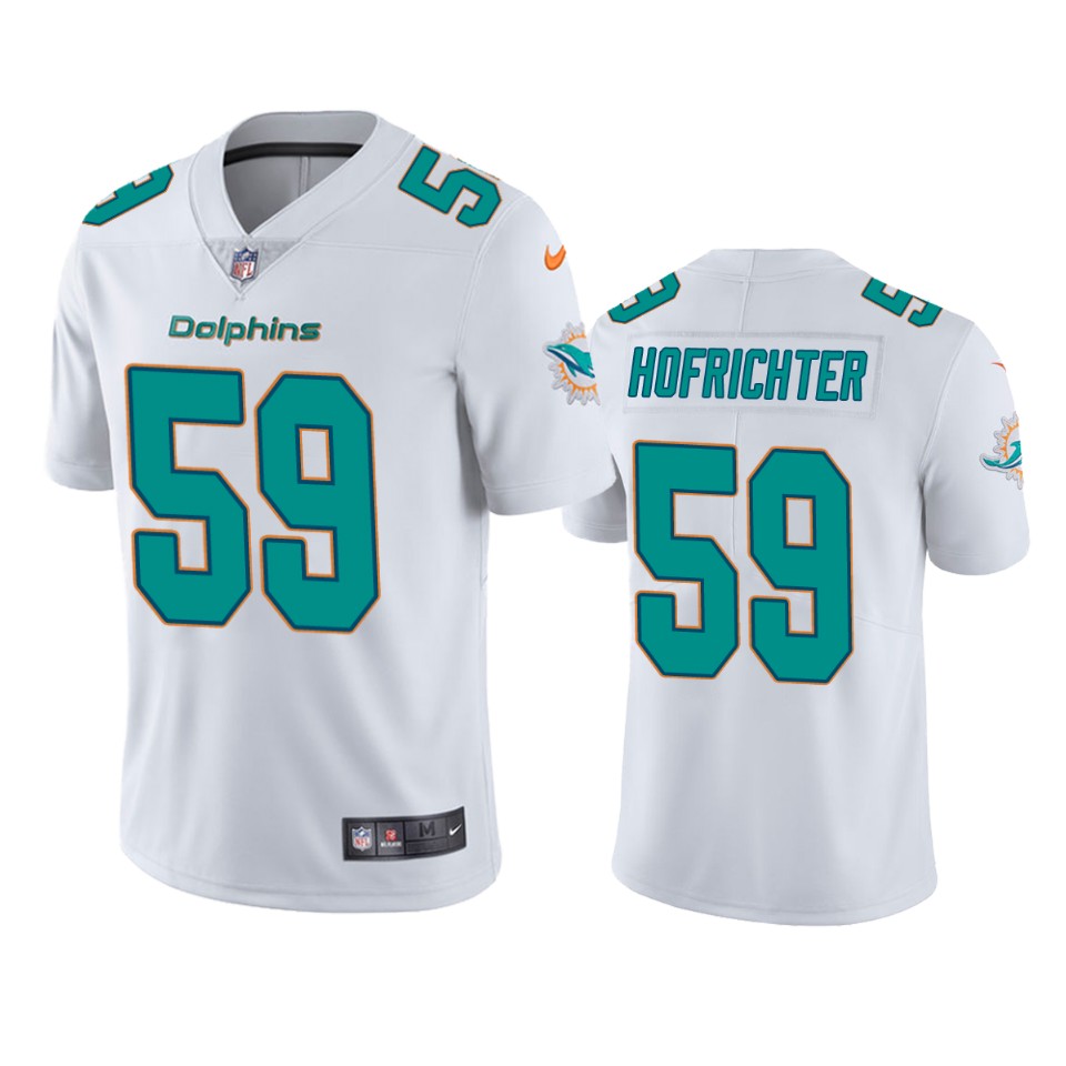 dolphins sterling hofrichter white vapor jersey