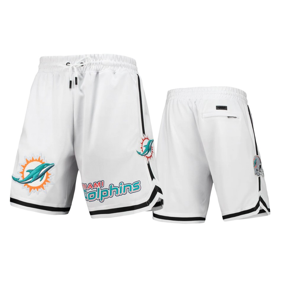 dolphins white core pro standard shorts