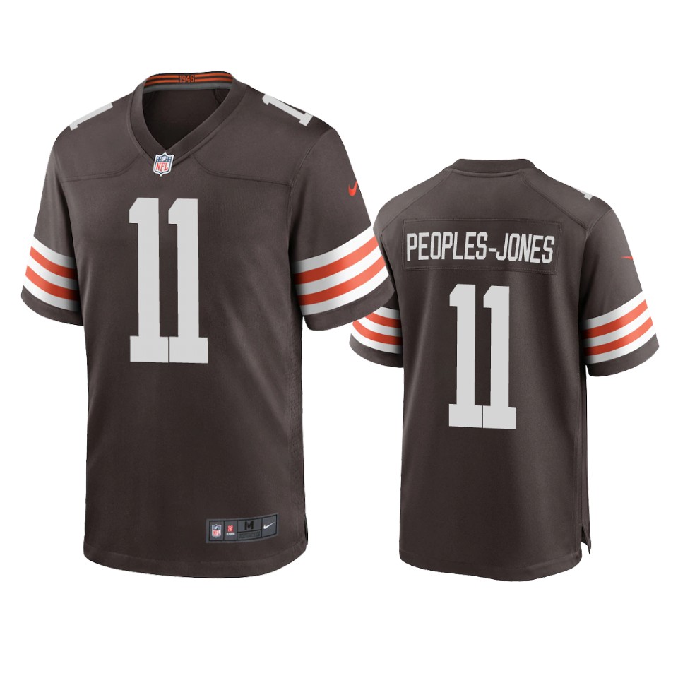 donovan peoples jones browns brown game jersey