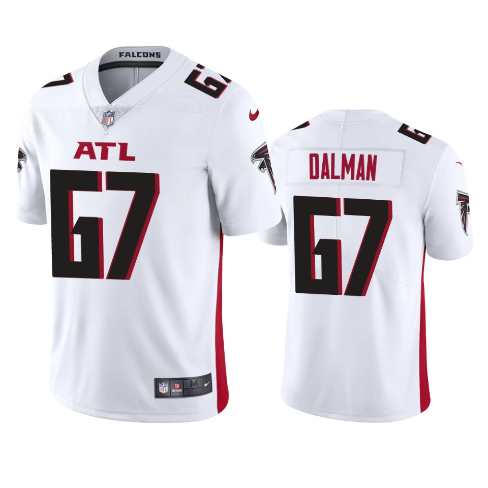 drew-dalman-falcons-white-vapor-jersey