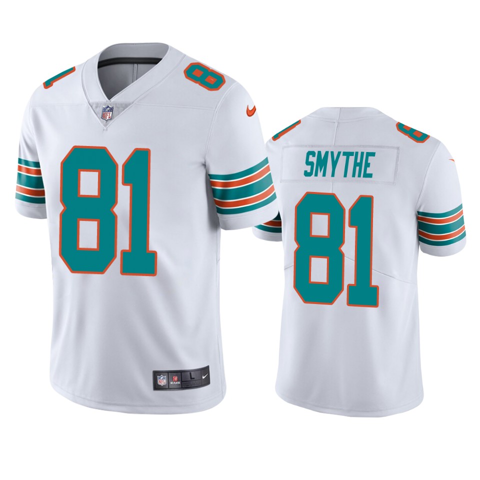 durham smythe dolphins white vapor jersey
