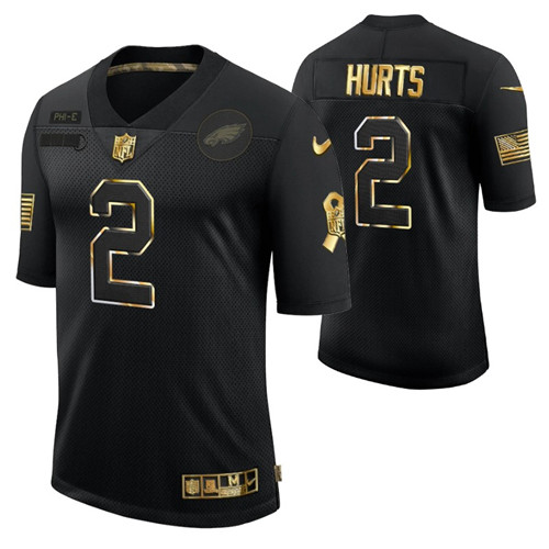eagles-jalen-hurts-golden-limited-jersey-black-men