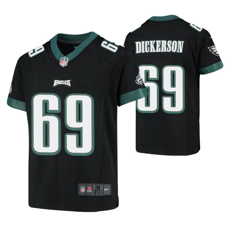 eagles-landon-dickerson-game-youth-jersey-black