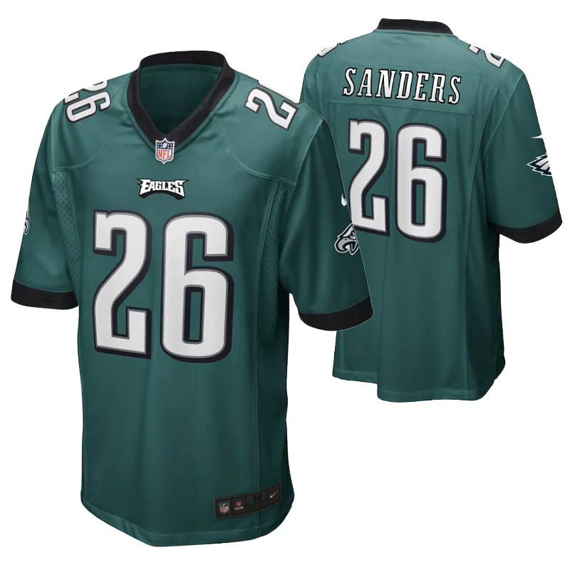 eagles-miles-sanders-game-jersey-green