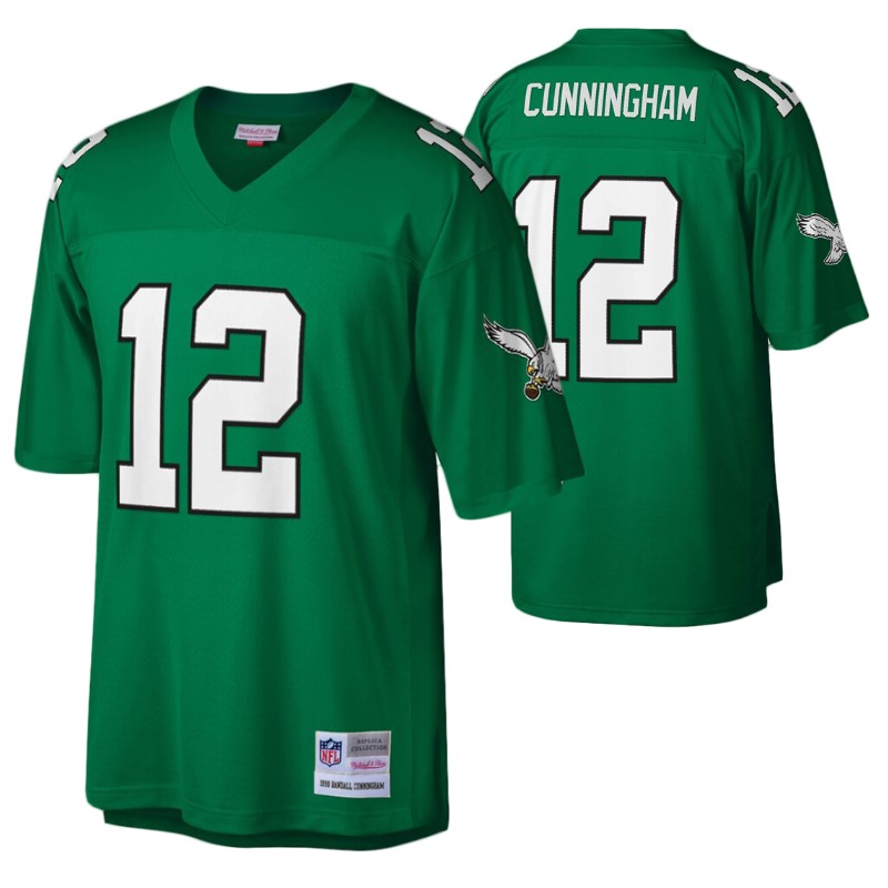 eagles-randall-cunningham-jersey-legacy-replica-men's-kelly-green