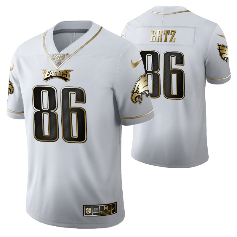 eagles-zach-ertz-jersey-100th-season-white