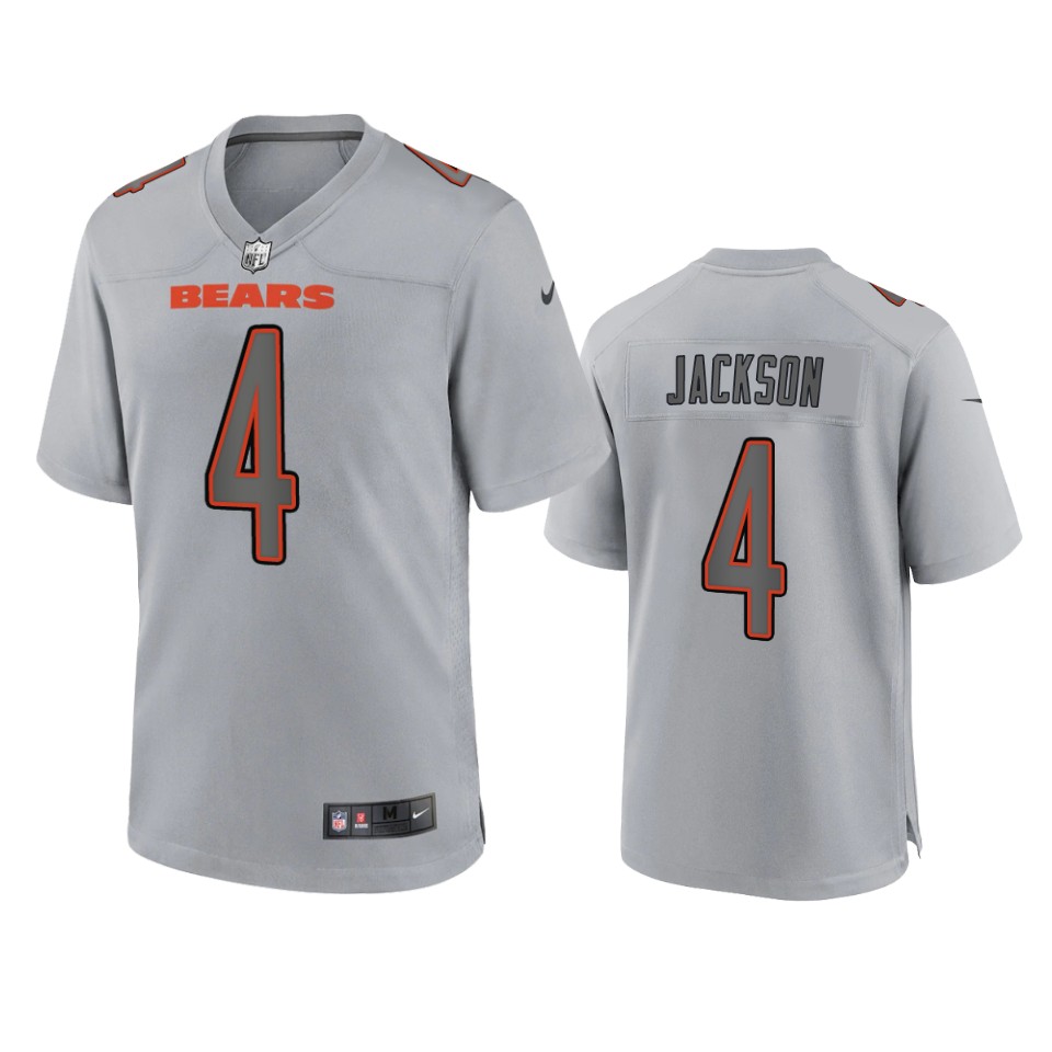 eddie jackson bears gray atmosphere fashion game jersey