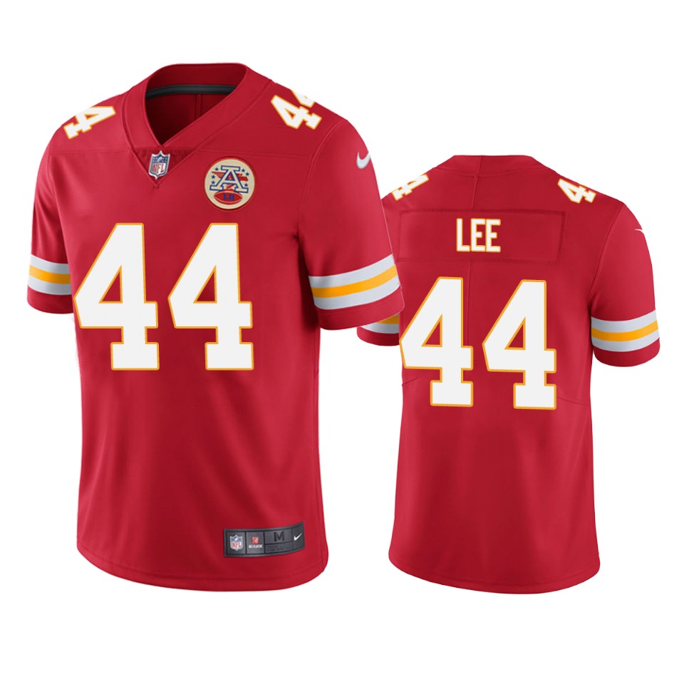 elijah lee chiefs vapor limited red jersey