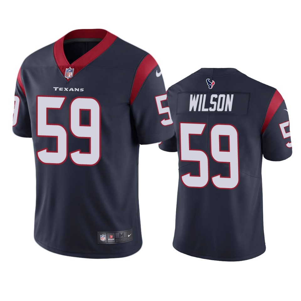 eric wilson texans vapor limited navy jersey