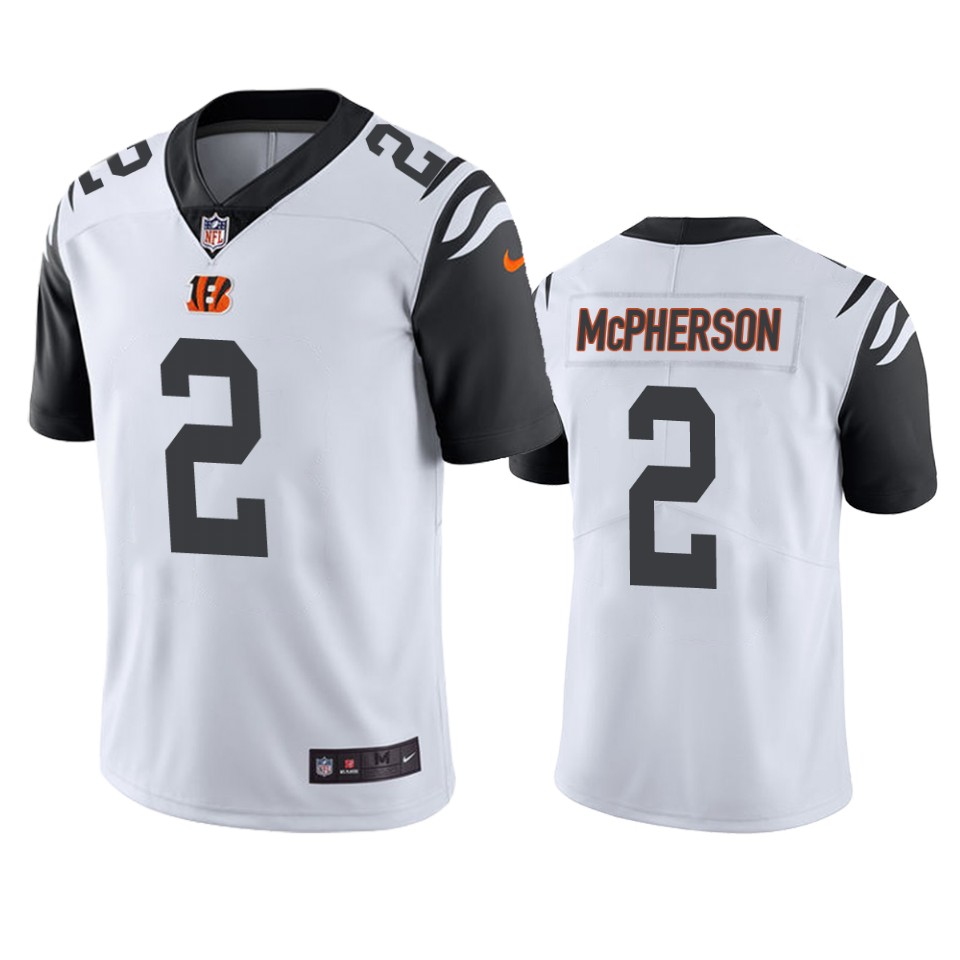 evan mcpherson bengals color rush limited white jersey 1