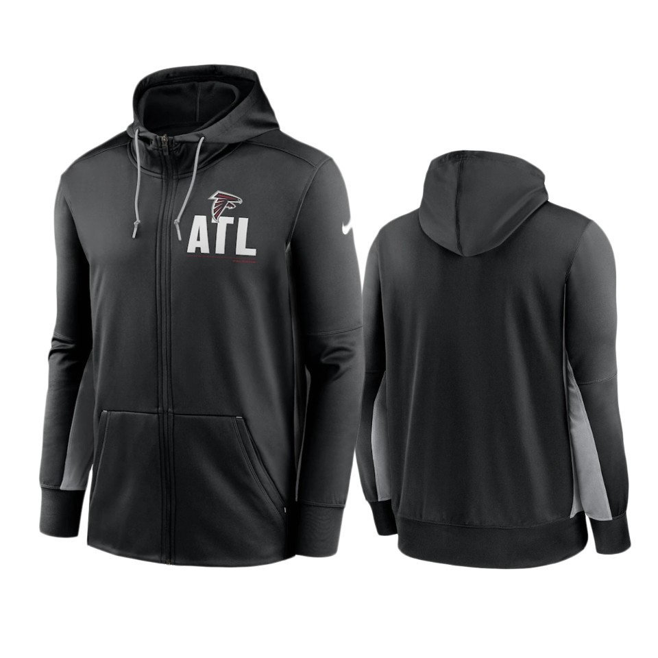 falcons-black-gray-mascot-performance-full-zip-hoodie