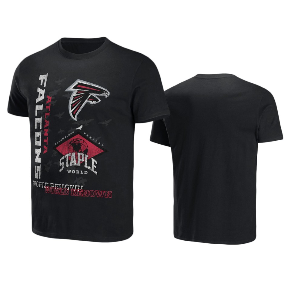 falcons-black-staple-world-renowned-t-shirt