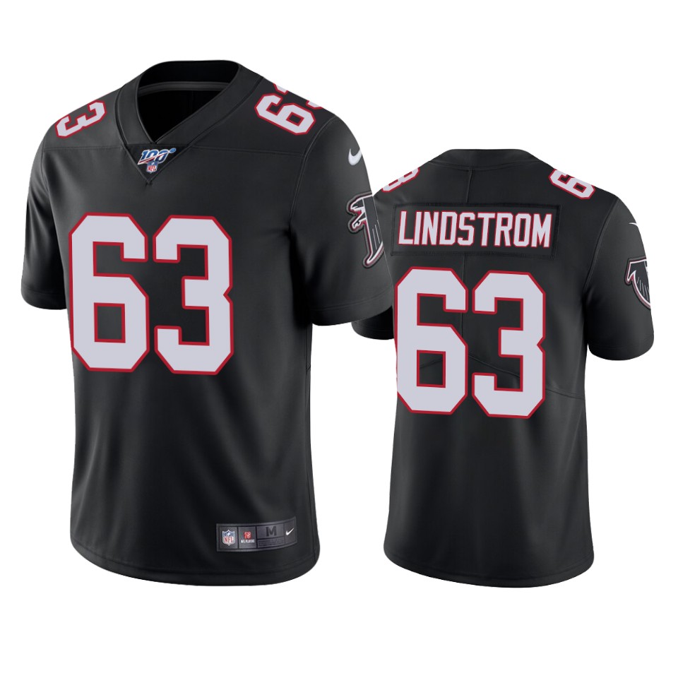 falcons-chris-lindstrom-black-limited-100th-season-jersey