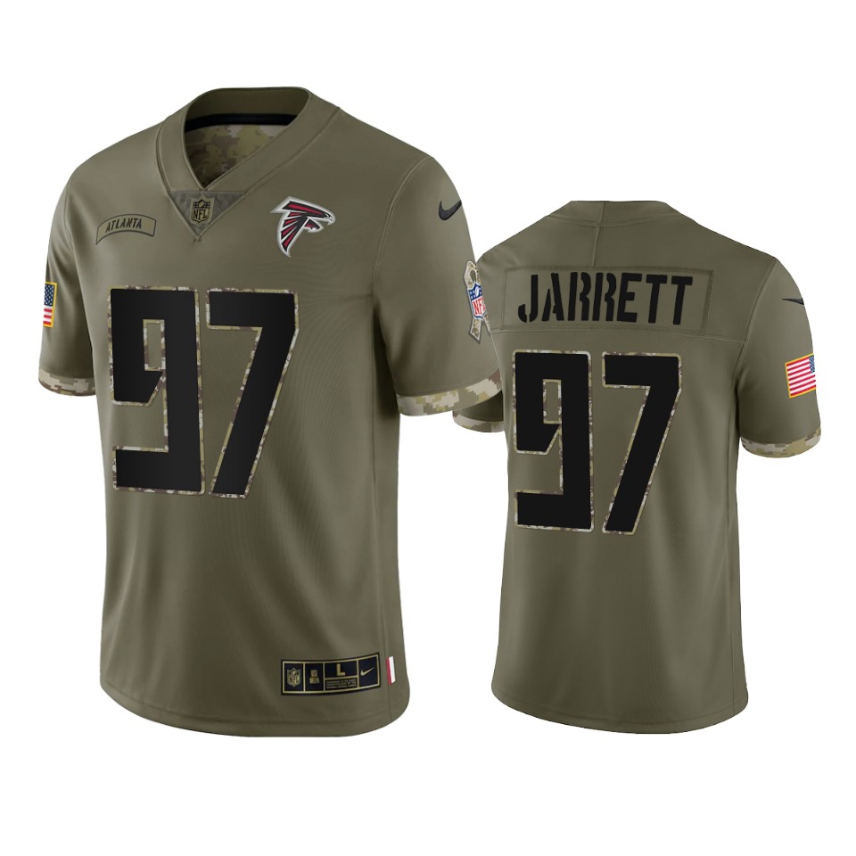 falcons-grady-jarrett-olive-limited-2022-salute-to-service-jersey