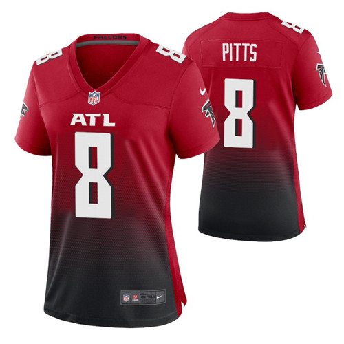 falcons-kyle-pitts-2021-nfl-draft-jersey-red-women's