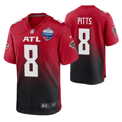 falcons-kyle-pitts-2021-nfl-london-game-jersey-red-game