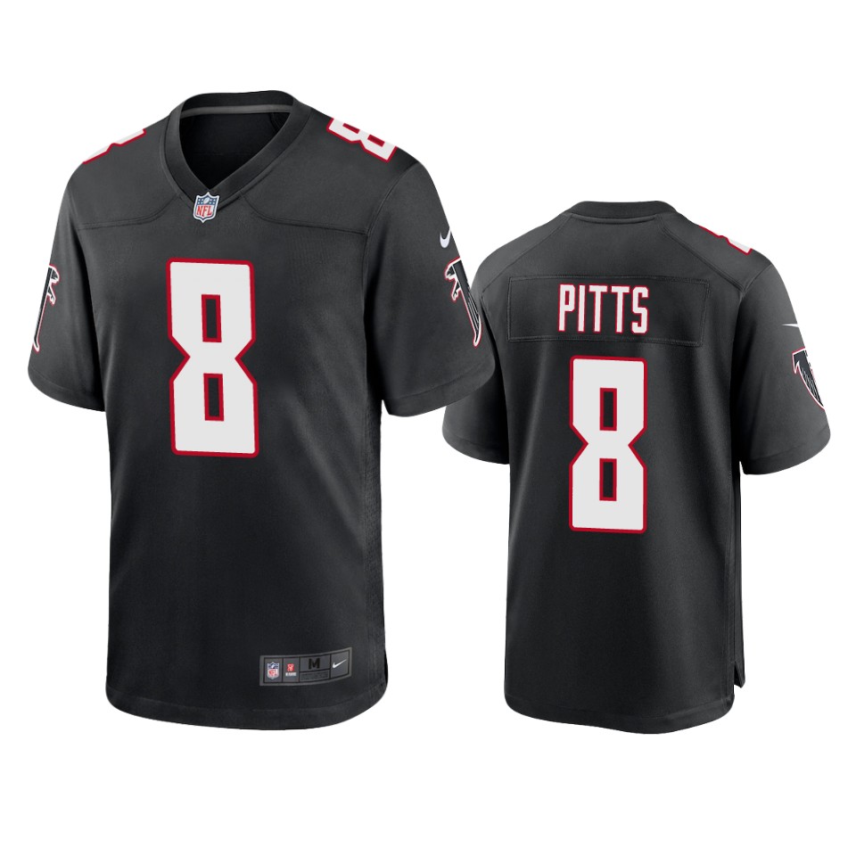 falcons-kyle-pitts-black-throwback-game-jersey