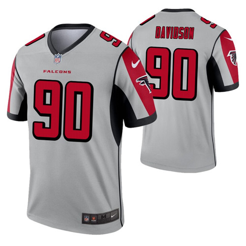 falcons-marlon-davidson-inverted-legend-jersey-silver-men's