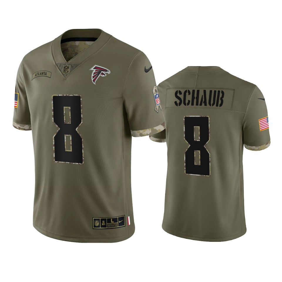 falcons-matt-schaub-olive-limited-2022-salute-to-service-jersey