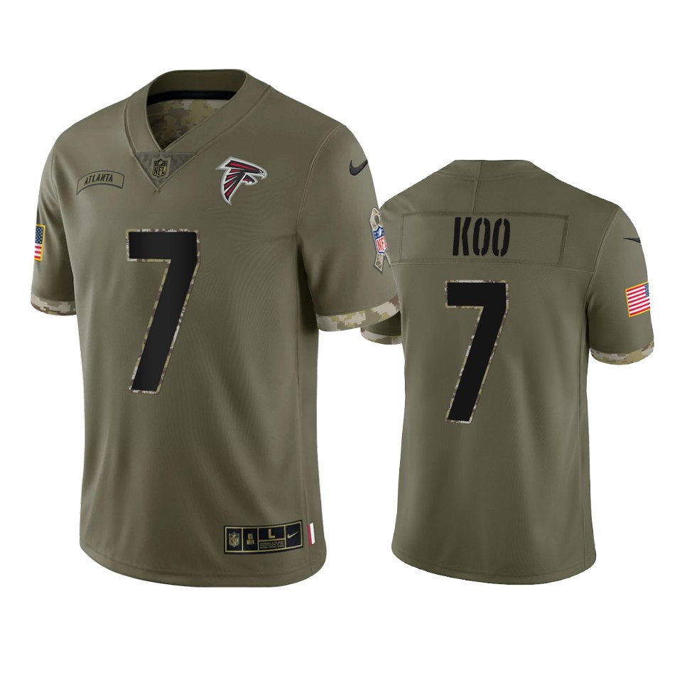 falcons-younghoe-koo-olive-limited-2022-salute-to-service-jersey