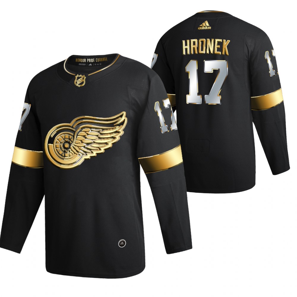 filip hronek Detroit Red Wings hronek 2021 Golden Edition Jersey Limited Authentic