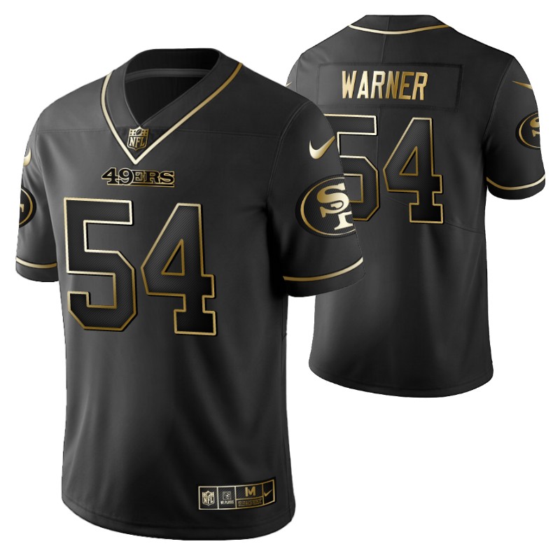fred warner vapor limited men's black jersey stitched