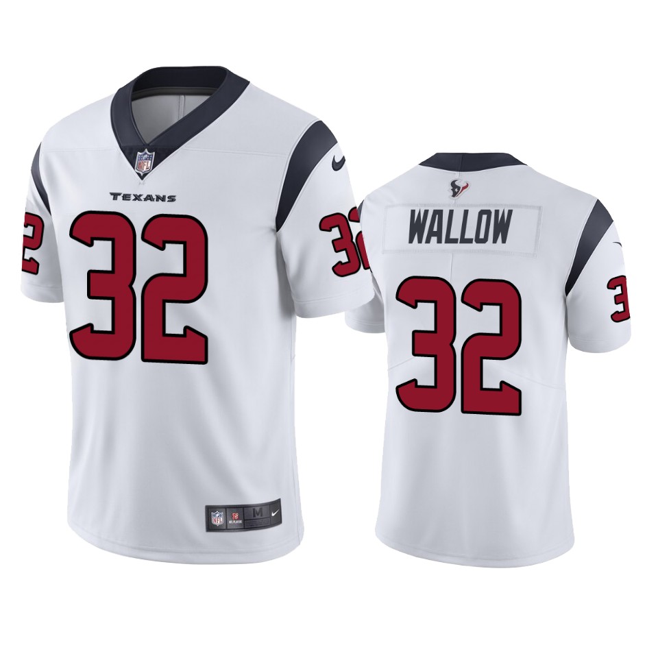 garret wallow texans white vapor jersey