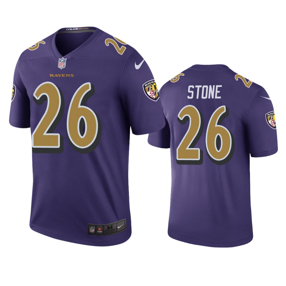 geno stone ravens purple color rush legend jersey
