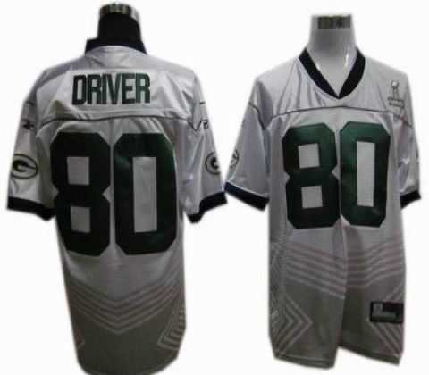 Green Bay Packers 80 Donald Driver 2011 Champions Fashion Super Bowl Xlv Jerseys White