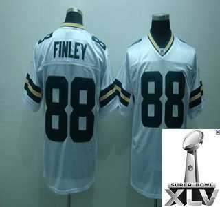 Green Bay Packers 88 Jermichael Finley White Jerseys {2011 Super Bowl Xlv }