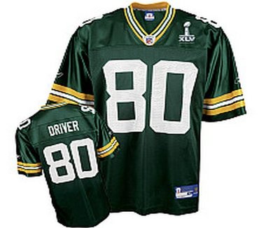 green bay packers donald driver 80 super bowl xlv team color youth jersey