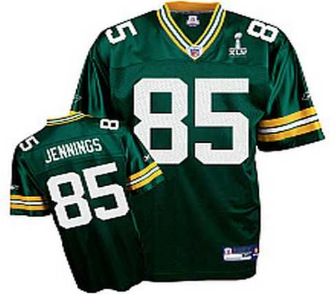 NFL Green Bay Packers Greg Jennings 85 Super Bowl Xlv Team Color Jersey