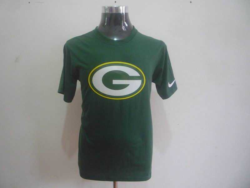 green bay packers sideline legend authentic logo dri-fit t-shirt -green2