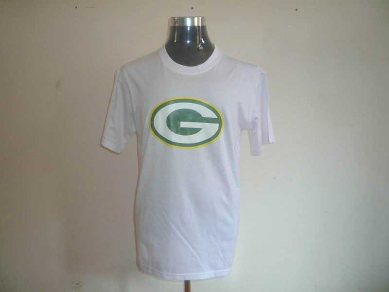 green bay packers sideline legend authentic logo dri-fit t-shirt -white