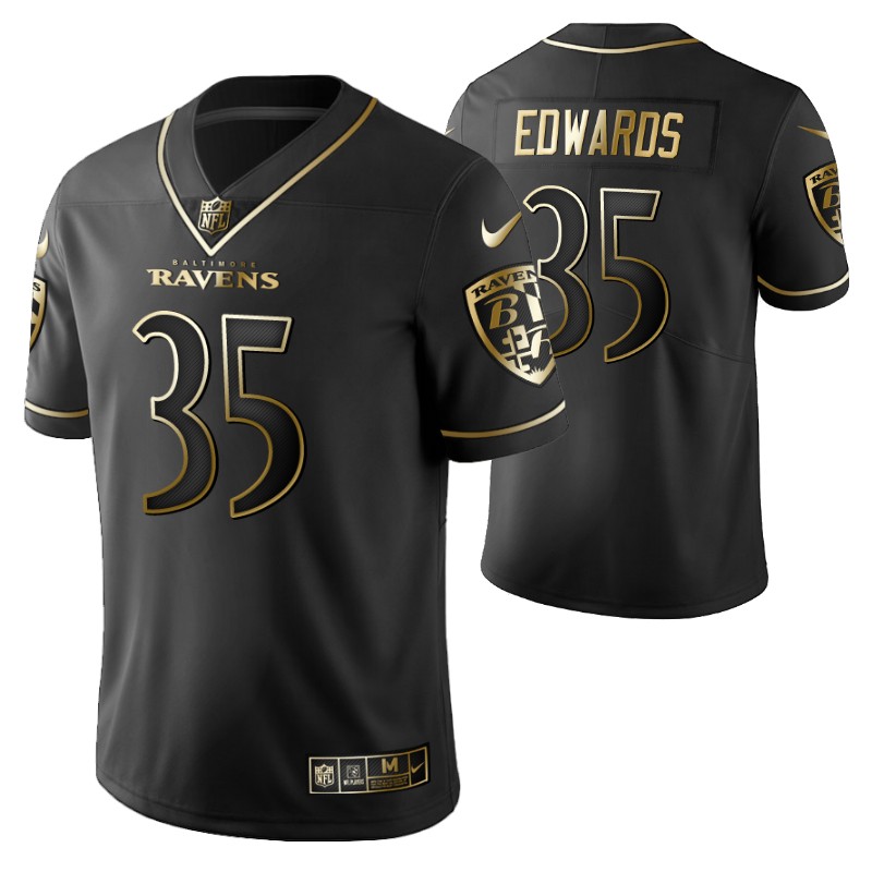 gus-edwards-men's-jersey-golden-edition-black